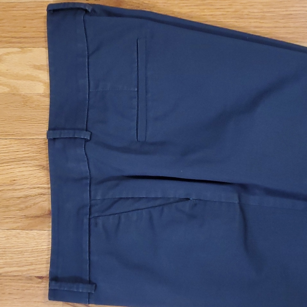 ANN TAYLOR Navy Straight Pants - Picture 2 of 8